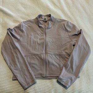 PINK Victoria's Secret Light Purple Zip-Up Cropped